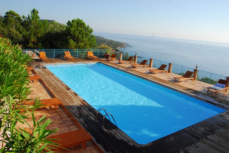 location corse - piscine panoramique